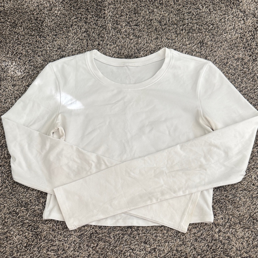 Alo Cropped Finesse Long Sleeve
